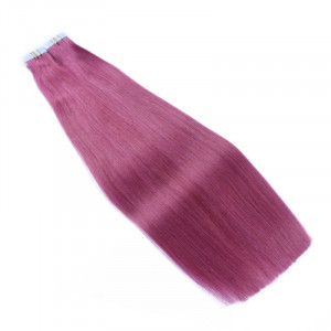 10 x Tape In - Violett - Hair Extensions - 2,5g - NOVON EXTENTIONS 40 cm
