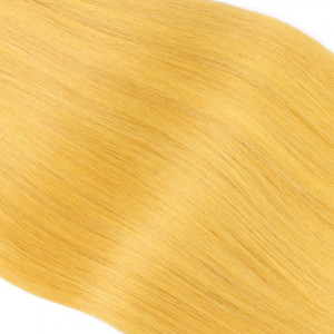 10 x Tape In - Yellow - Hair Extensions - 2,5g - NOVON EXTENTIONS 40 cm