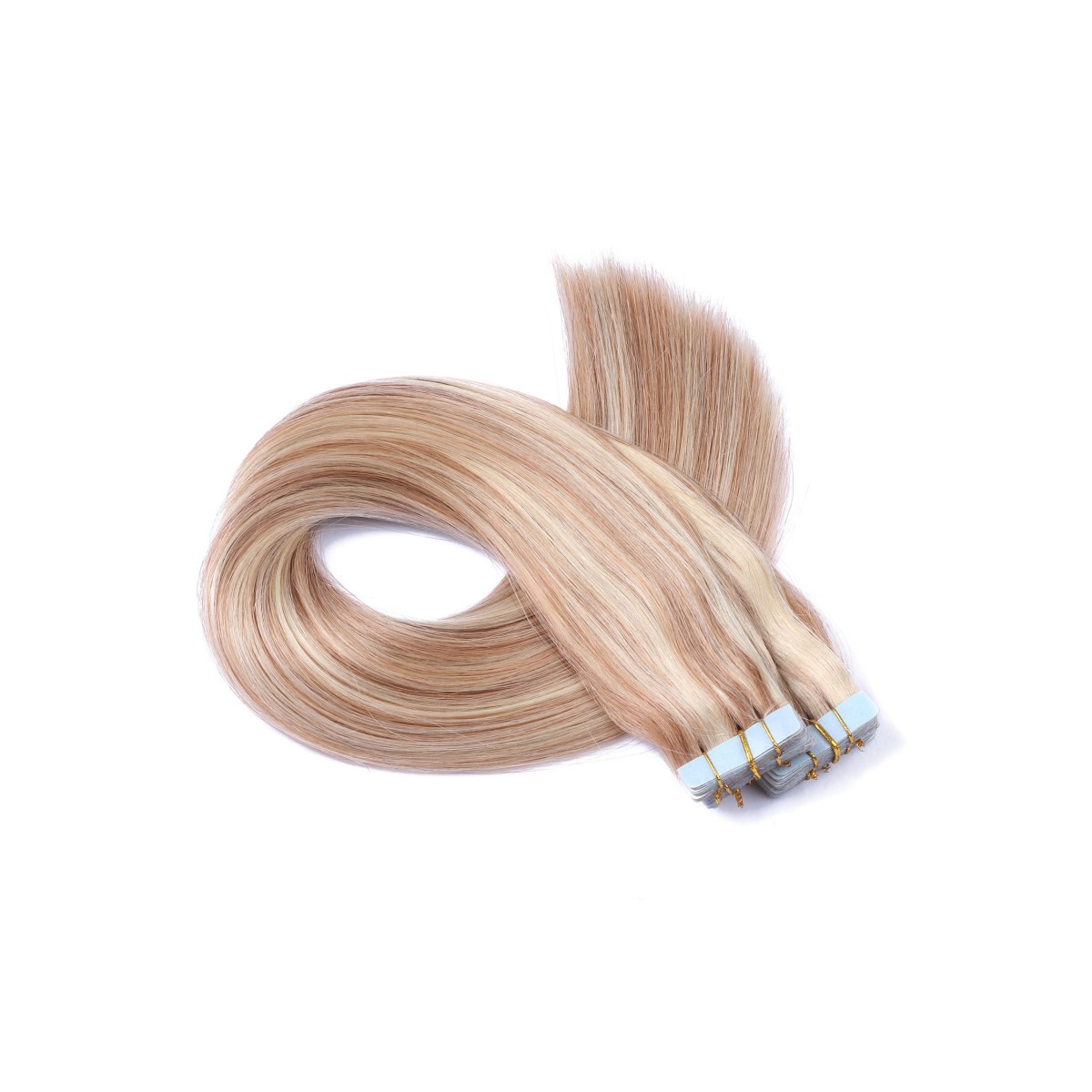 10 x Tape In - 12/613 Gesträhnt  - Hair Extensions -...