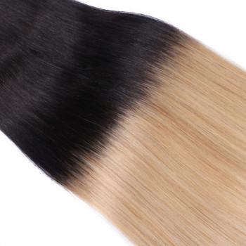 10 x Tape In - 1b/24 Ombre - Hair Extensions - 2,5g - NOVON EXTENTIONS 60 cm