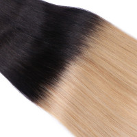 10 x Tape In - 1b/24 Ombre - Hair Extensions - 2,5g - NOVON EXTENTIONS 60 cm