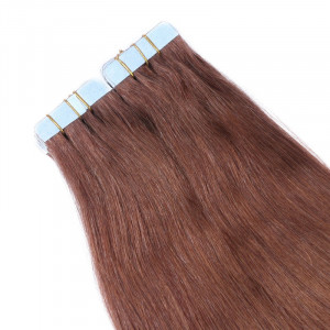 10 x Tape In - 4/27 Ombre - Hair Extensions - 2,5g - NOVON EXTENTIONS