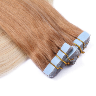 10 x Tape In - 12/60 Ombre - Hair Extensions - 2,5g - NOVON EXTENTIONS