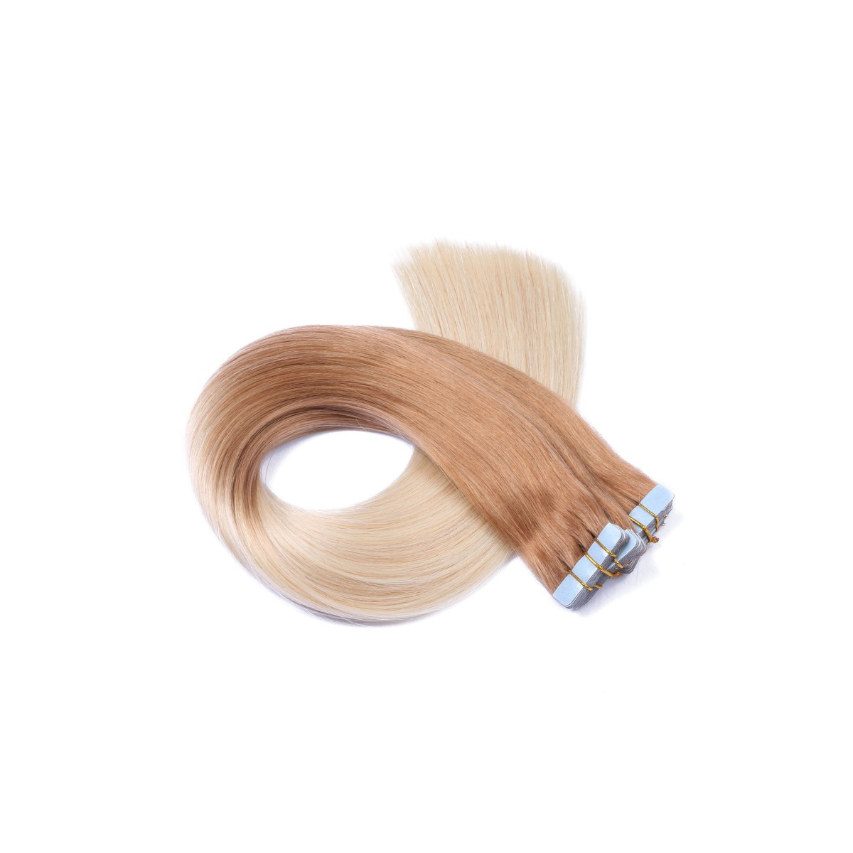 10 x Tape In - 12/60 Ombre - Hair Extensions - 2,5g -...