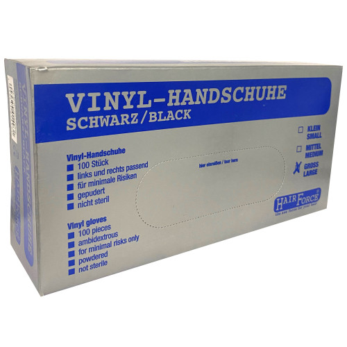 VINYL / BLACK / 1 Pack = 100st (gepudert)